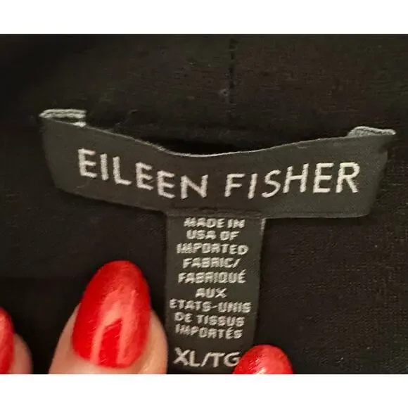 Eileen Fisher - Long Jacket/Duster - Jersey- Size XL - Picture 6 of 9